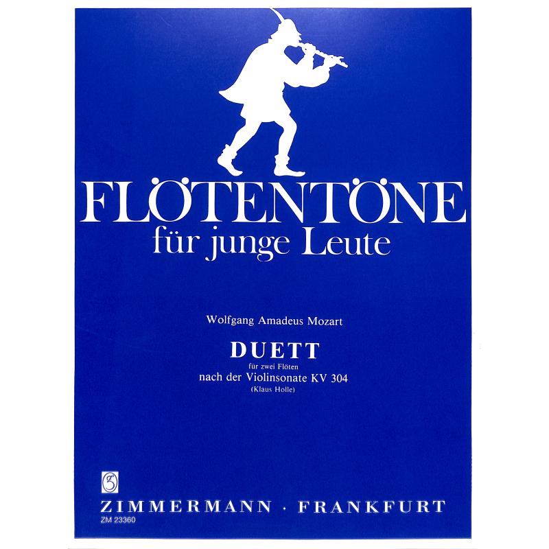 Titelbild für ZM 23360 - DUETT NACH DER SONATE FUER VIOLINE KV 304