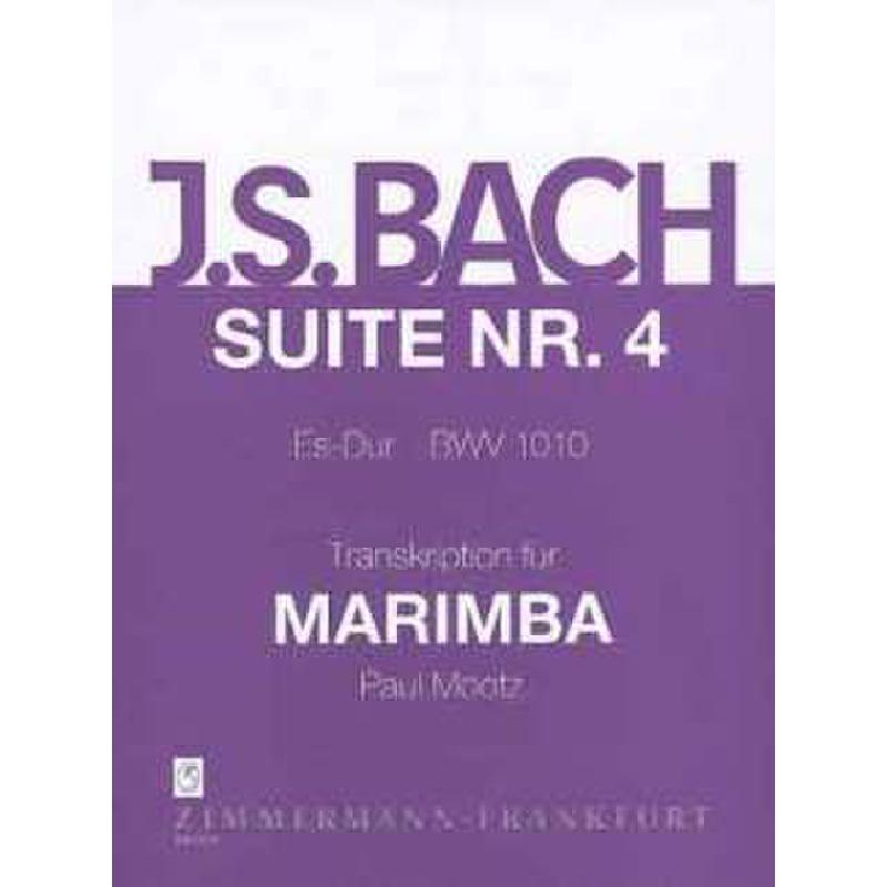 Titelbild für ZM 25040 - SUITE 4 ES-DUR BWV 1010 (VC)