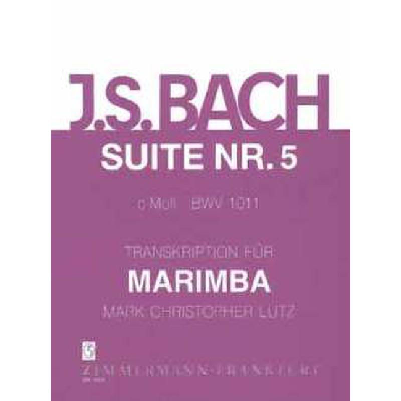 Titelbild für ZM 25050 - SUITE 5 C-MOLL BWV 1011 (VC)