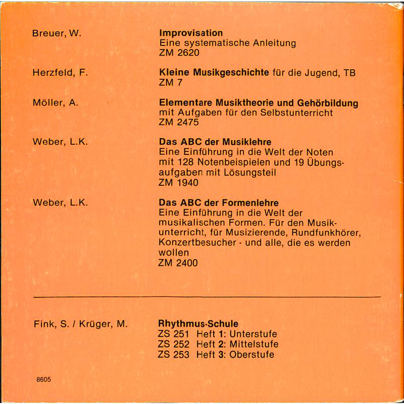 Notenbild für ZM 25850 - OSTINATO STUECKE