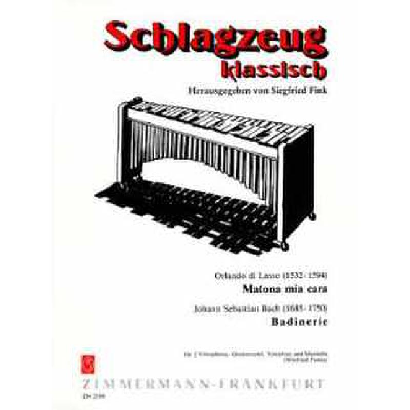 Titelbild für ZM 25880 - BADINERIE (ORCHESTERSUITE 2 H-MOLL BWV 1067)