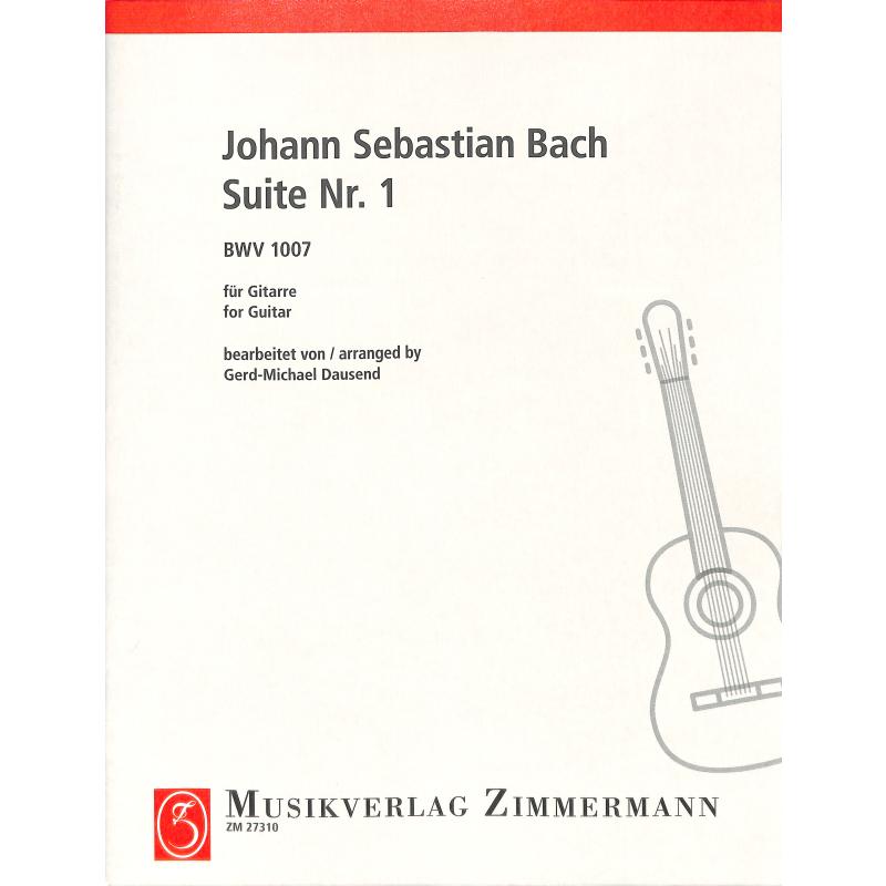 Titelbild für ZM 27310 - SUITE 1 G-DUR BWV 1007 (VC)
