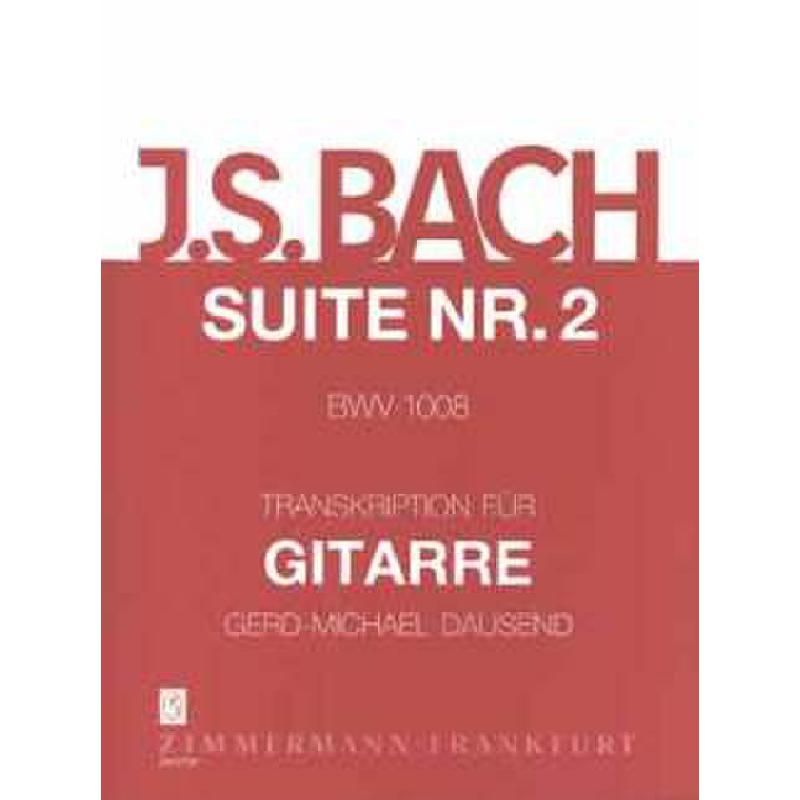 Titelbild für ZM 27320 - SUITE 2 D-MOLL BWV 1008 (VC)
