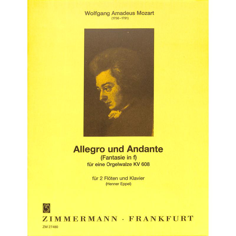 Titelbild für ZM 27480 - ALLEGRO + ANDANTE KV 608