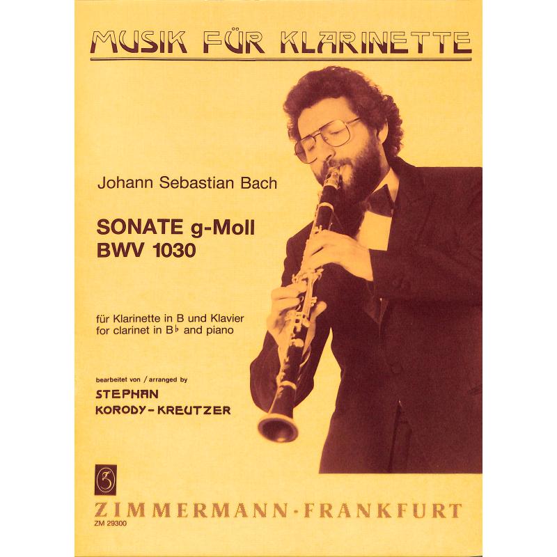 Titelbild für ZM 29300 - SONATE G-MOLL BWV 1030 (H-MOLL)