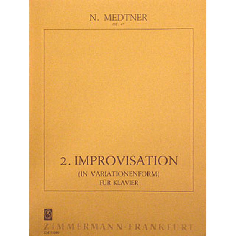 Titelbild für ZM 31080 - 2 IMPROVISATION (IN VARIATIONS