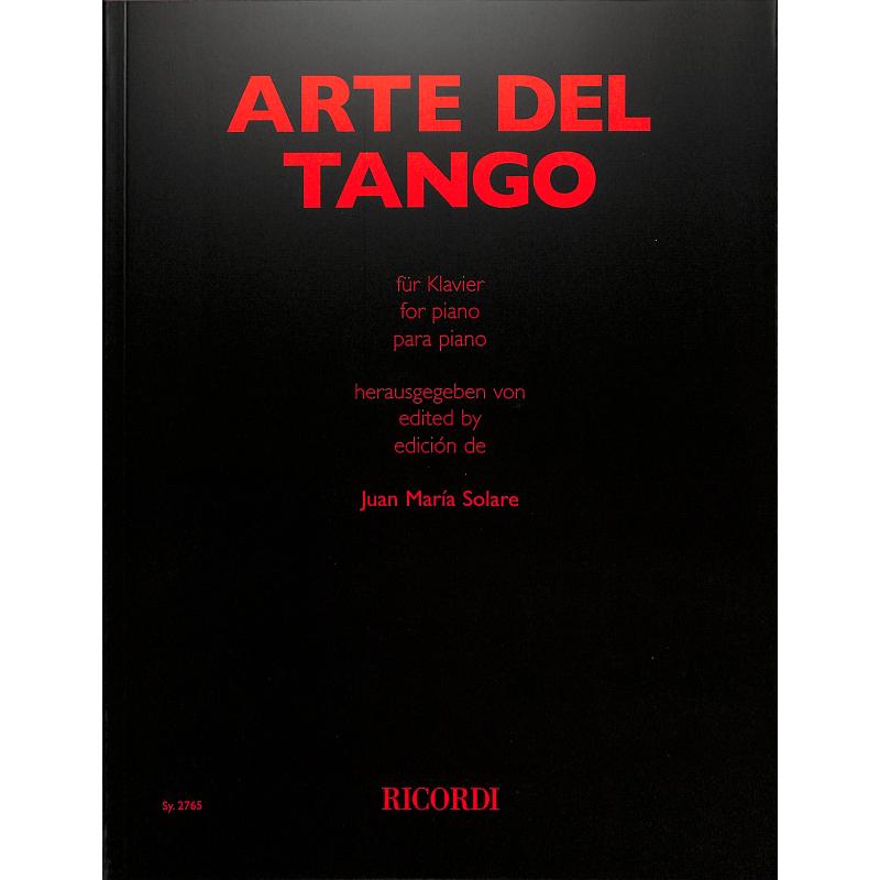 Titelbild für SY 2765 - ARTE DEL TANGO