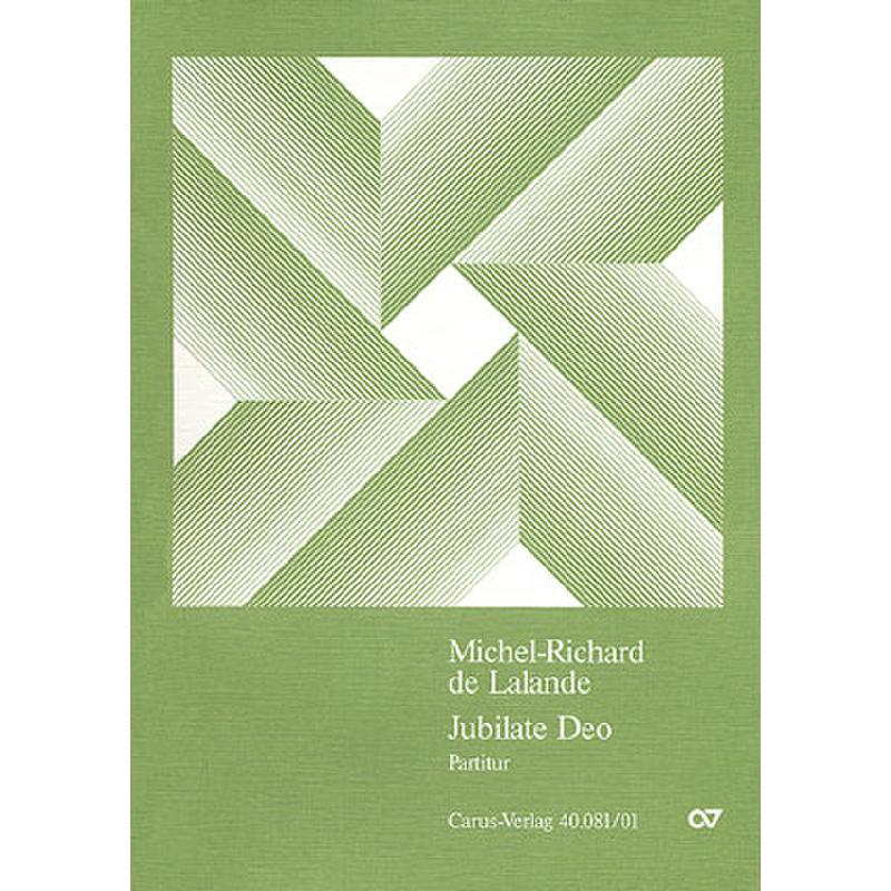 Titelbild für CARUS 21011 - JUBILATE DEO (PSALM 99)