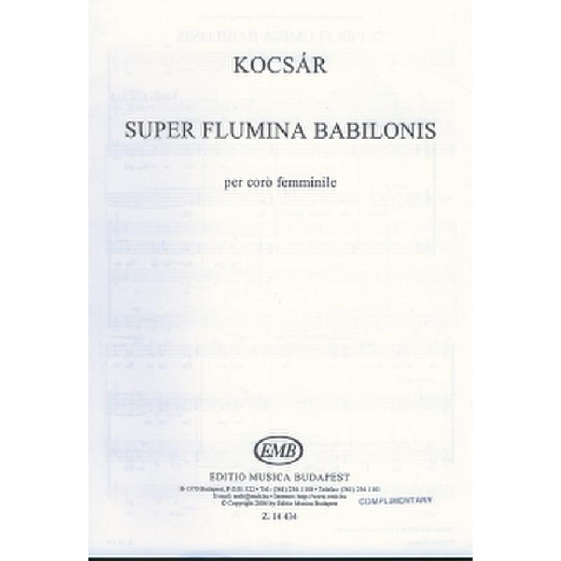 Titelbild für EMB 14434 - SUPER FLUMINA BABILONIS
