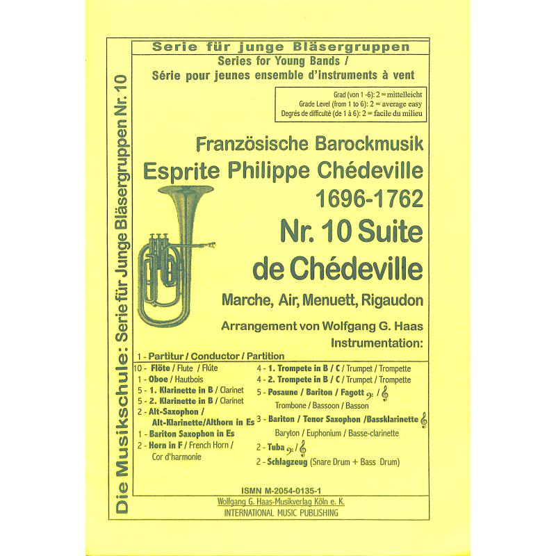 Titelbild für HAAS 0135-1 - SUITE DE CHEDEVILLE