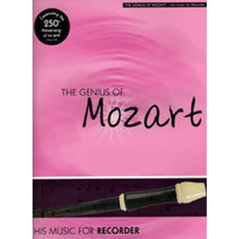 Titelbild für KM 3612029 - GENIUS OF MOZART - HIS MUSIC FOR RECORDER