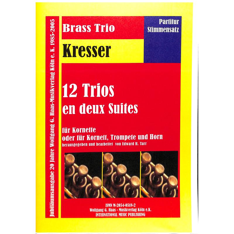 Titelbild für HAAS 0518-2 - 12 TRIOS EN DEUX SUITES