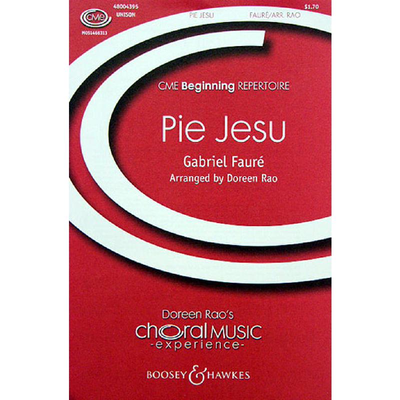 Titelbild für BH 5400798 - PIE JESU (REQUIEM)