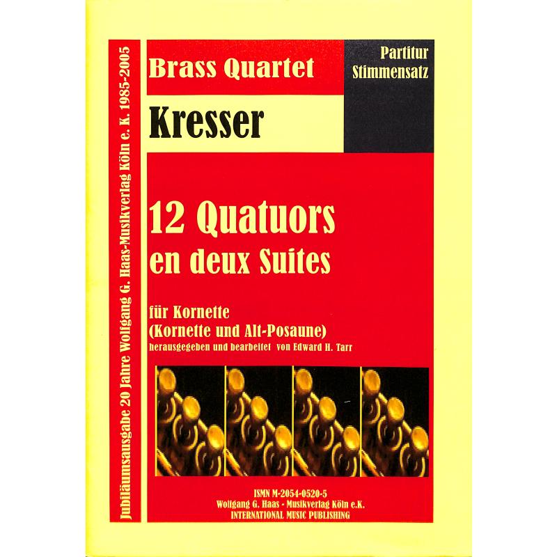 Titelbild für HAAS 0520-5 - 12 QUATUORS EN DEUX SUITES