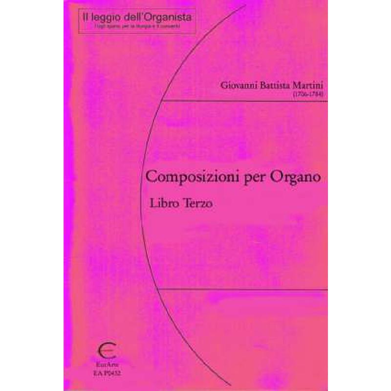 Titelbild für EAP 0432 - COMPOSIZIONI PER ORGANO - LIBRO 3