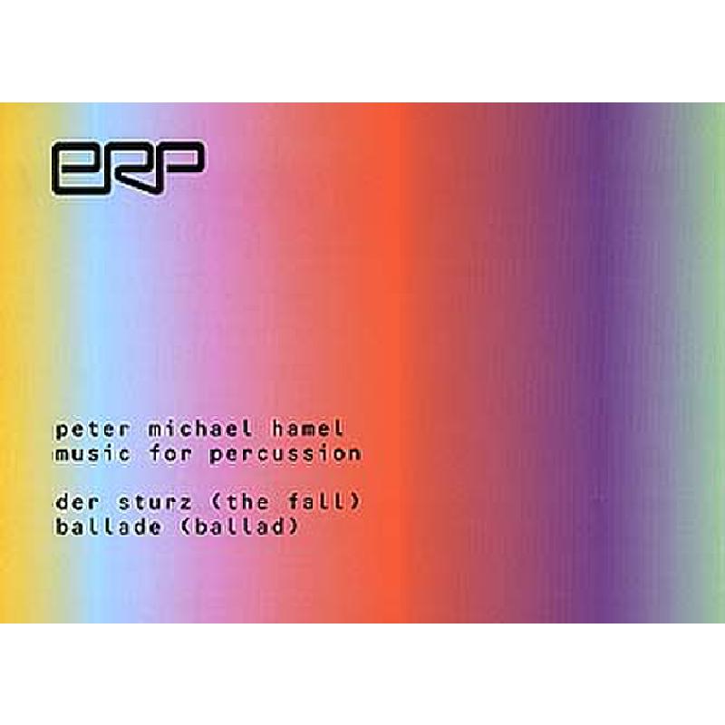 Titelbild für ERP 08-3 - MUSIC FOR PERCUSSION