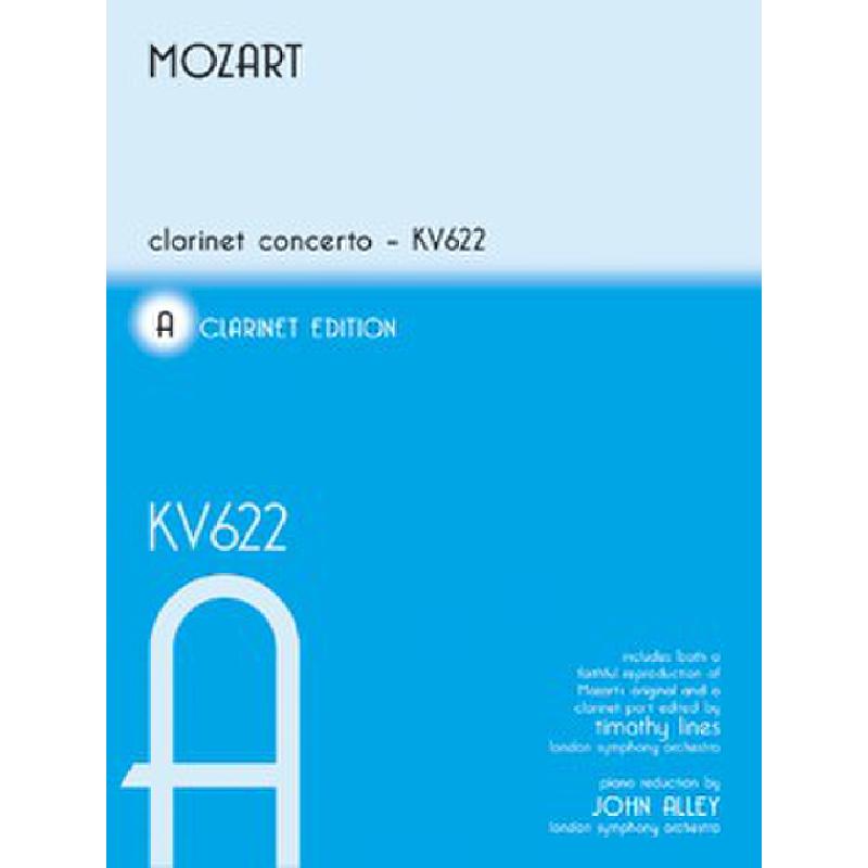 Titelbild für KM 3611638 - KONZERT A-DUR KV 622