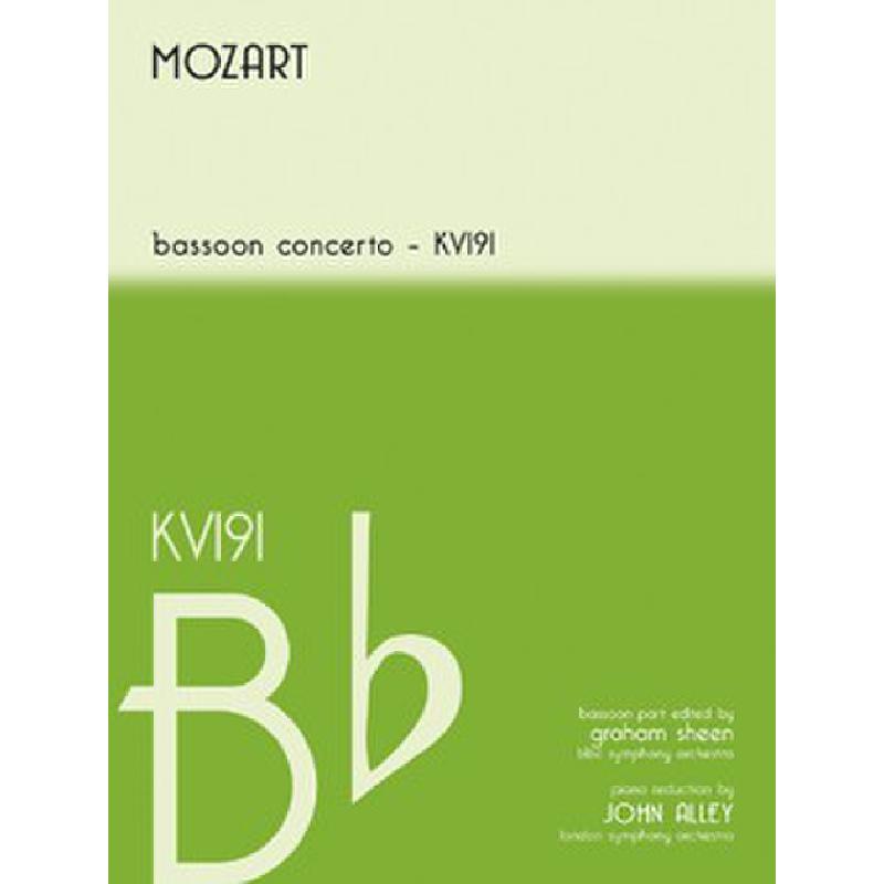 Titelbild für KM 3611691 - KONZERT 1 B-DUR KV 191 (186E) -