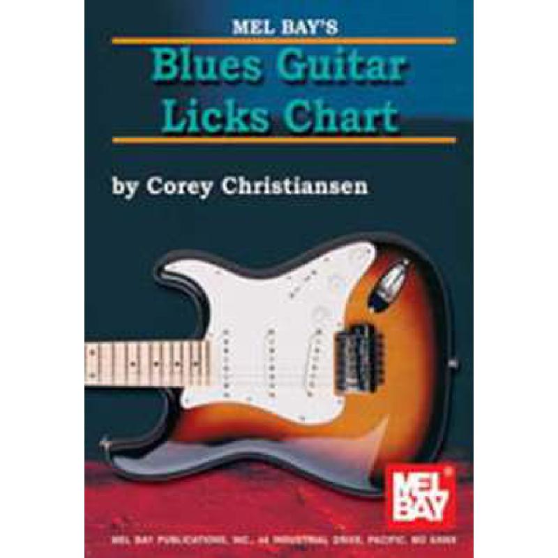 Titelbild für MB 20754 - BLUES GUITAR LICKS CHART