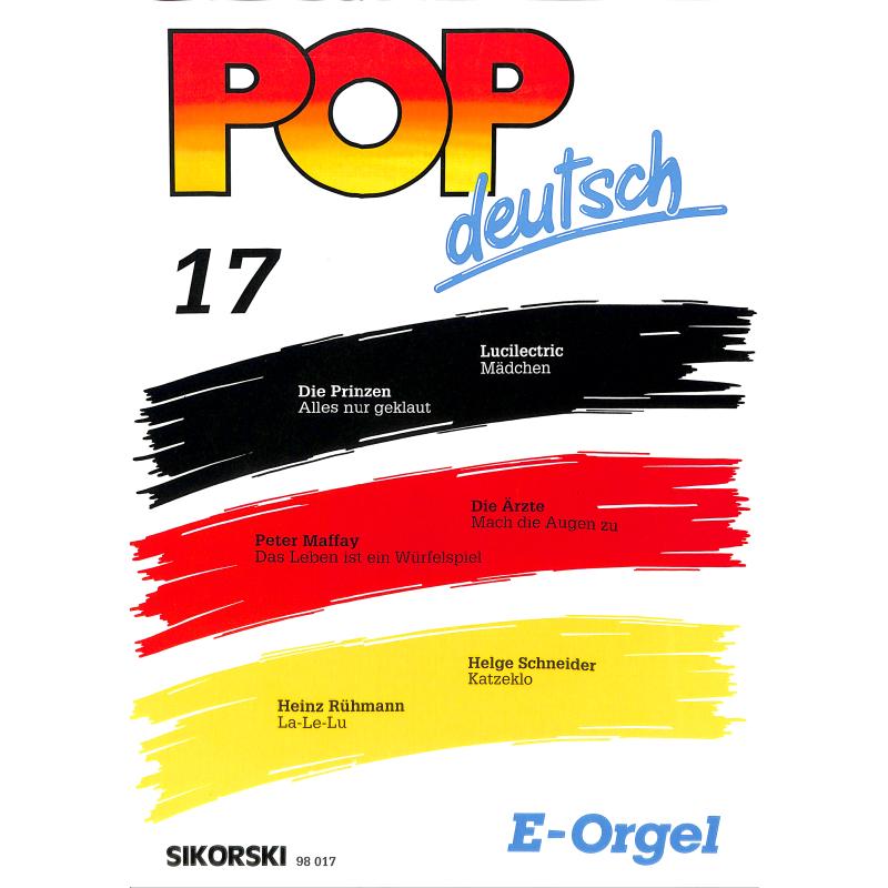 Titelbild für SIK 98017 - POP DEUTSCH 17