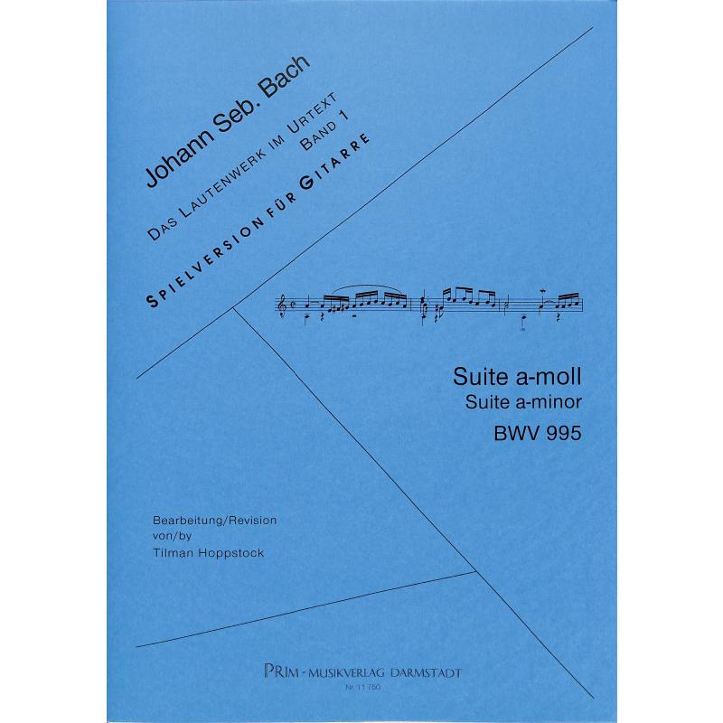 Titelbild für PRIM 11750 - SUITE A-MOLL BWV 995