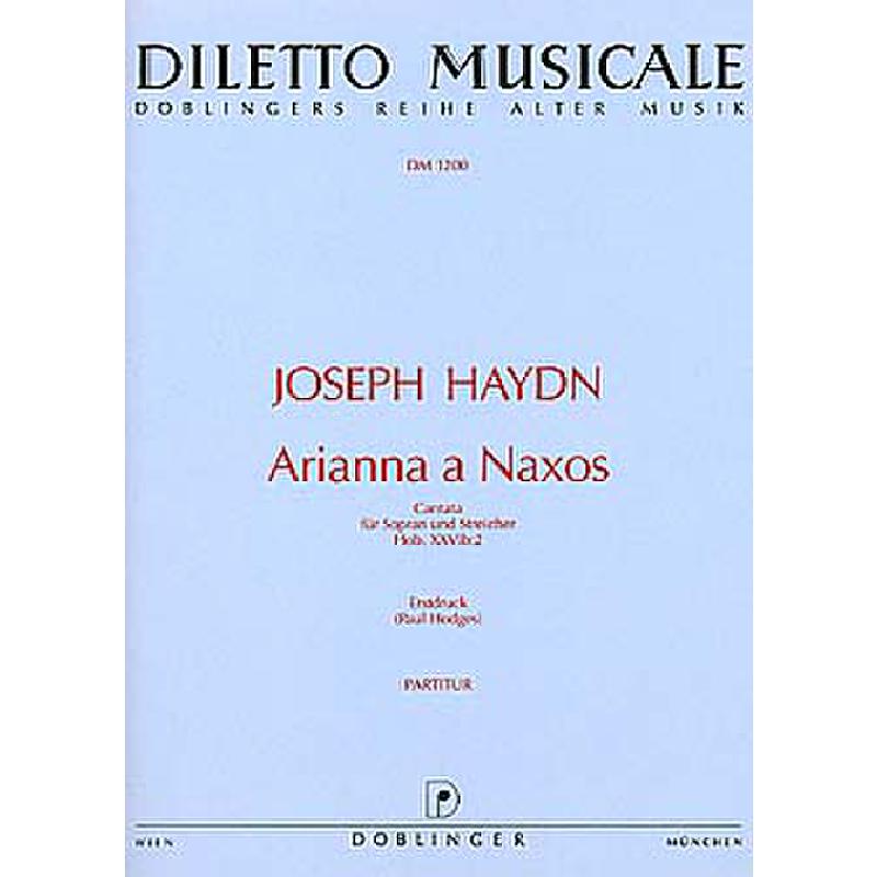 Titelbild für DM 1200-P - ARIANNA A NAXOS HOB 26B/2  GES-