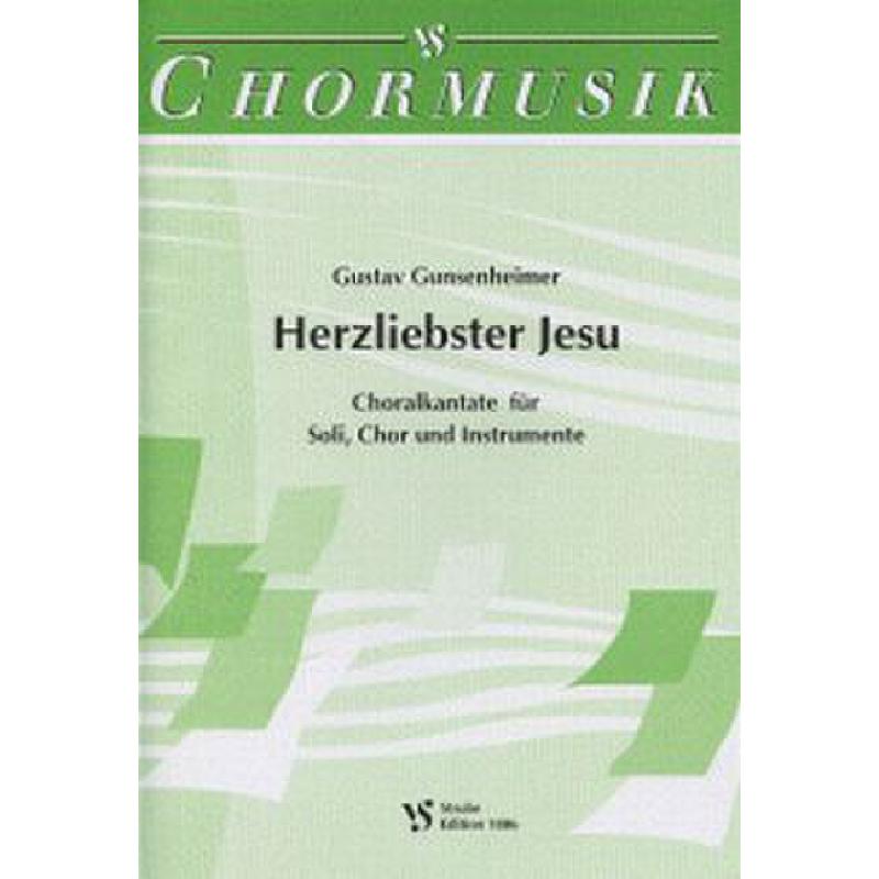 Titelbild für VS 1886 - HERZLIEBSTER JESU - CHORALKANTATE