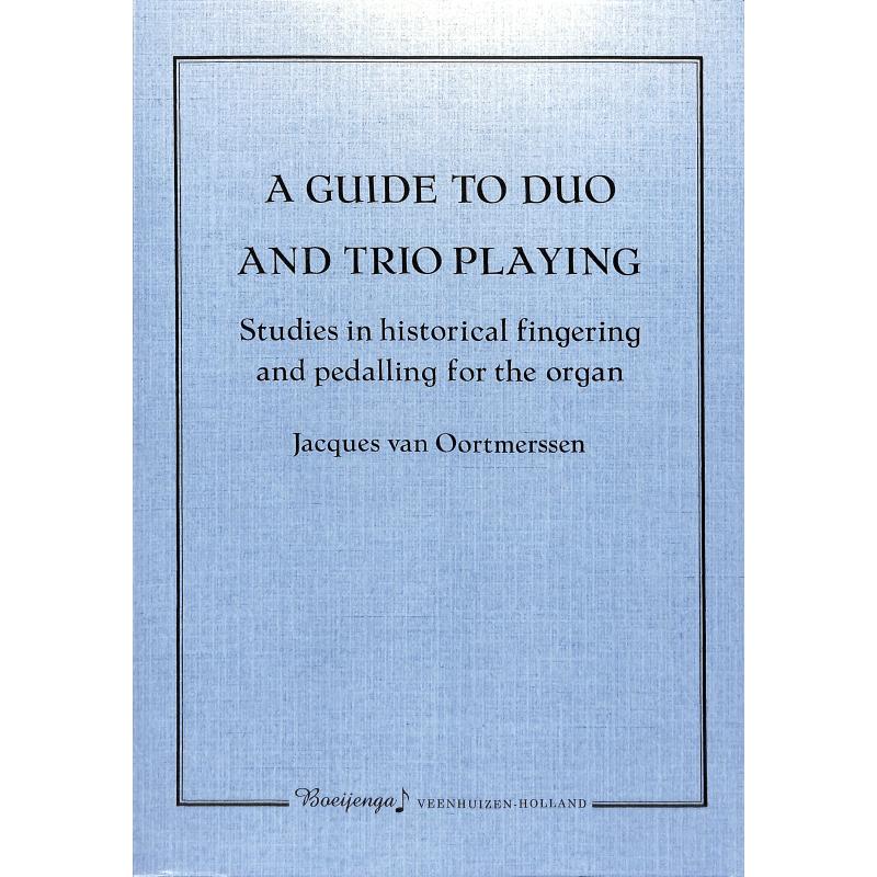 Titelbild für BOEIJENGA 909 - A guide to duo + trio playing