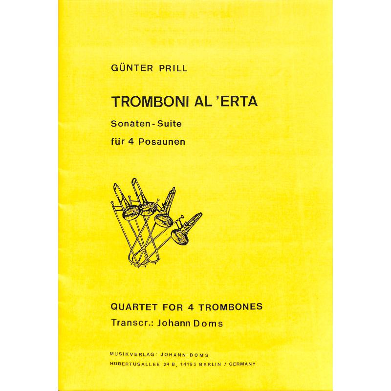 Titelbild für DOMS 4012 - TROMBONI AL'ERTA SONATEN SUITE