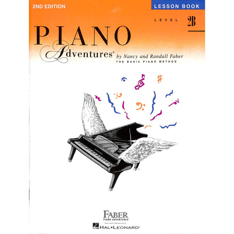 Titelbild für HL 420177 - PIANO ADVENTURES 2B LESSON BOOK