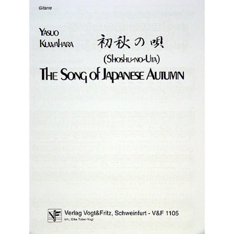 Titelbild für VOGT 1105D - SONG OF JAPANESE AUTUMN