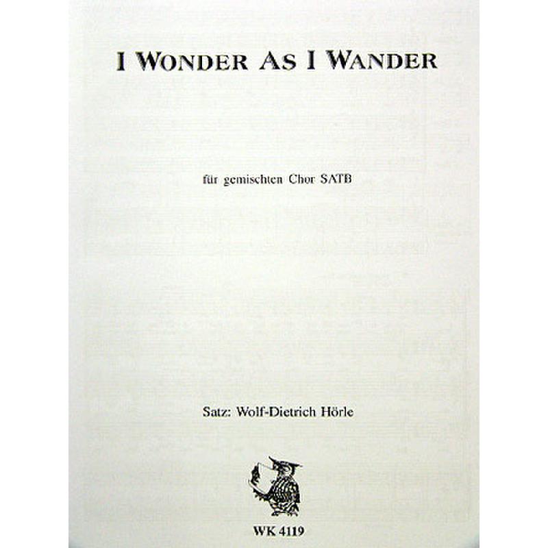 Titelbild für WK 4119 - I WONDER AS I WANDER