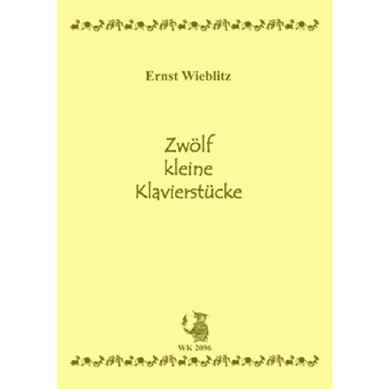 Titelbild für WK 2096 - 12 KLEINE KLAVIERSTUECKE