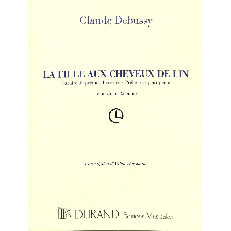 Titelbild für DD 7877 - La fille aux cheveux de lin (Preludes 1 Nr 8)