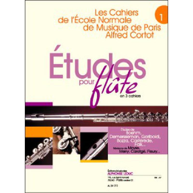 Titelbild für AL 29777 - ETUDES POUR FLUTE 1