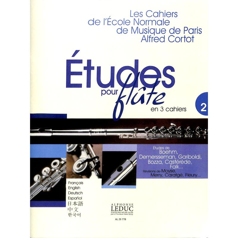 Titelbild für AL 29778 - ETUDES POUR FLUTE 2