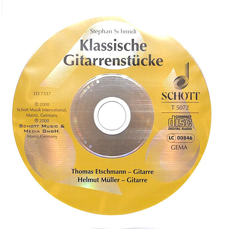 Titelbild für T 5072 - KLASSISCHE GITARRENSTUECKE