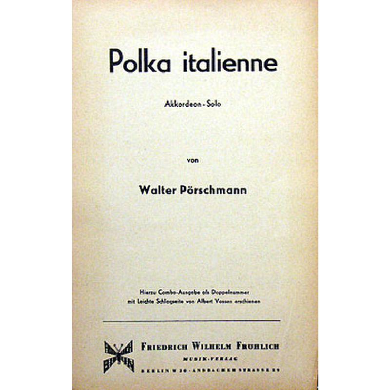 Titelbild für FWF 60 - POLKA ITALIENNE