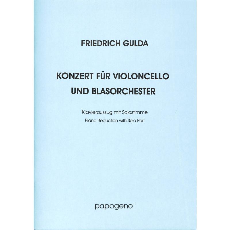 Titelbild für WEINB 123-30 - Konzert für Violoncello und Blasorchester (1980)
