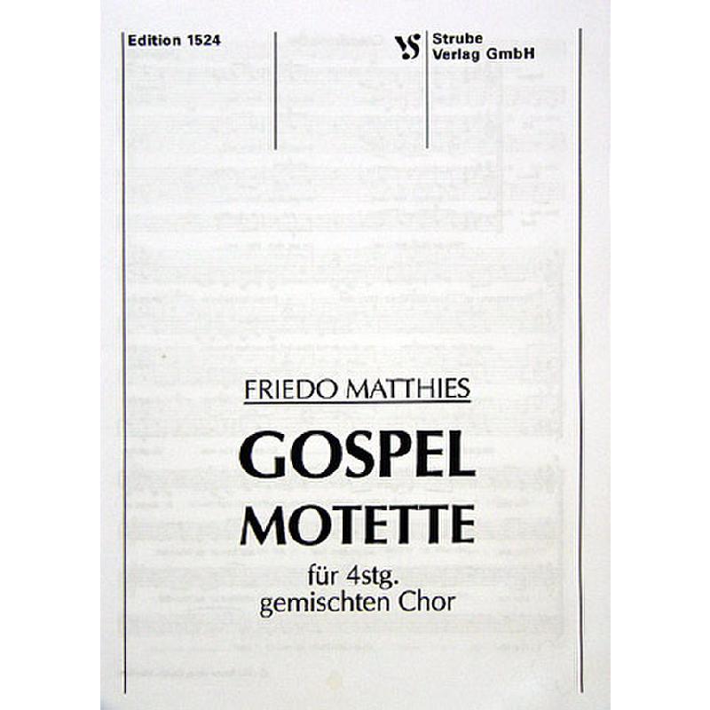 Titelbild für VS 1524 - GOSPELMOTETTE