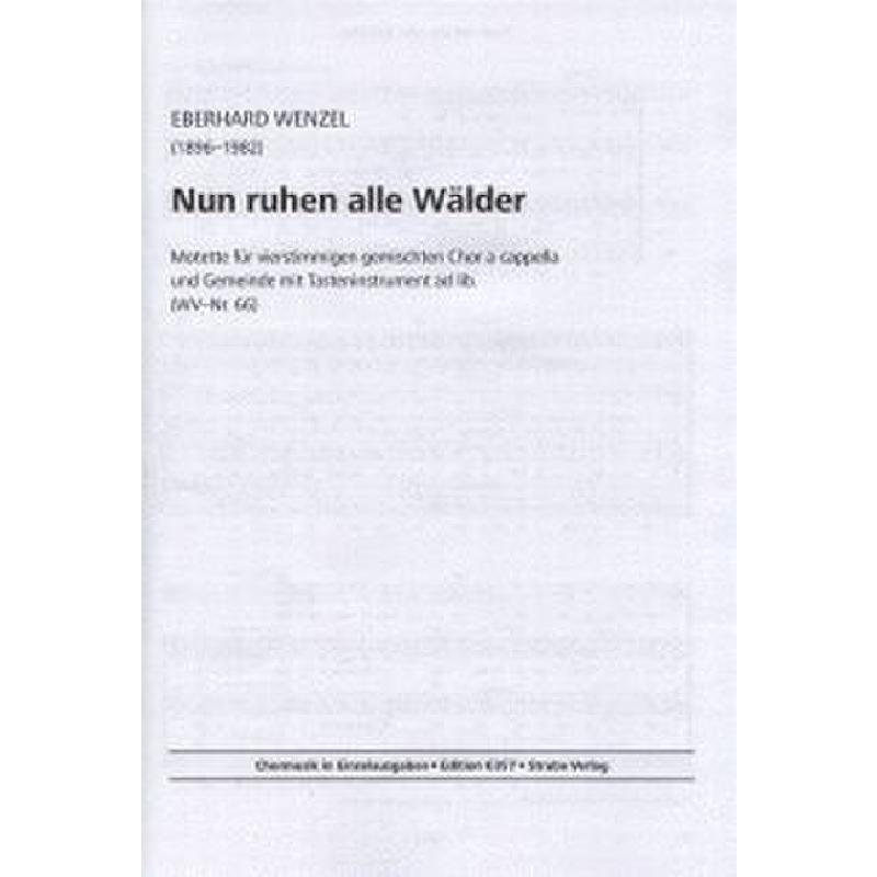 Titelbild für VS 6357 - NUN RUHEN ALLE WAELDER - MOTETTE