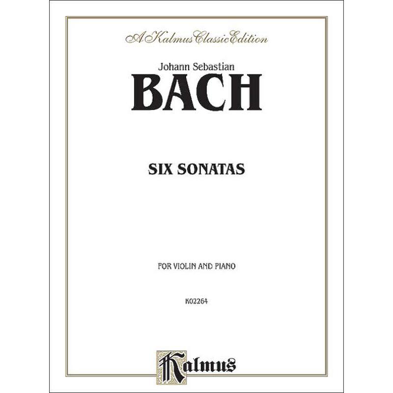 Titelbild für KALMUS 02264 - 6 SONATEN BWV 1014-1019