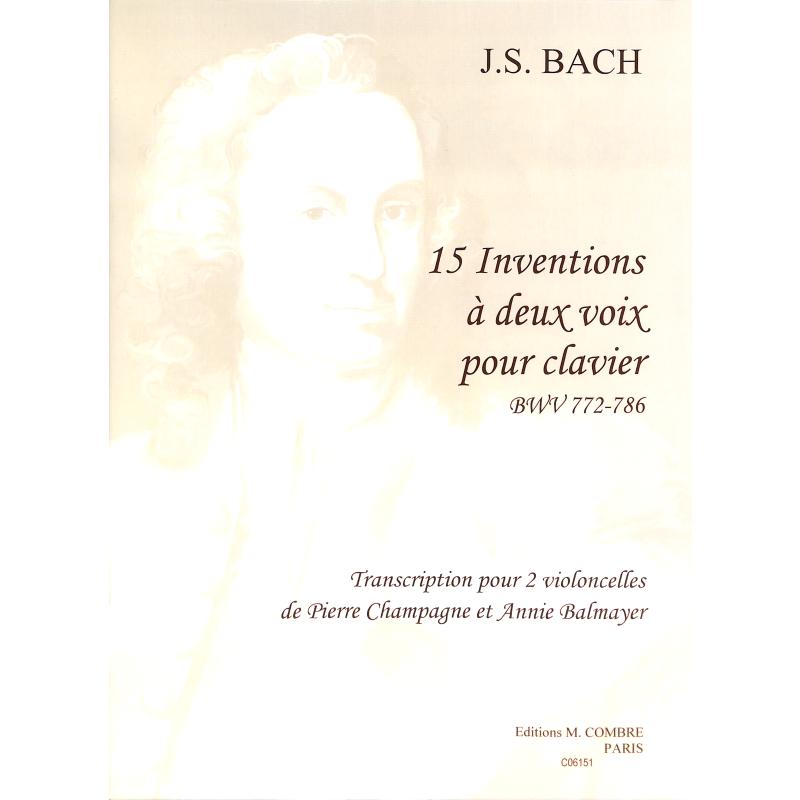 Titelbild für COMBRE 6151 - 15 ZWEISTIMMIGE INVENTIONEN BWV 772-786