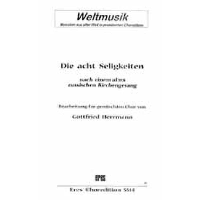 Titelbild für ERES 5514 - DIE 8 SELIGKEITEN (RUSSLAND)