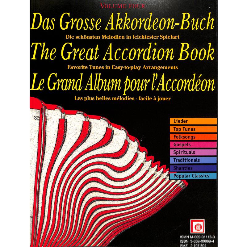 Titelbild für EMZ 2107804 - DAS GROSSE AKKORDEONBUCH 4