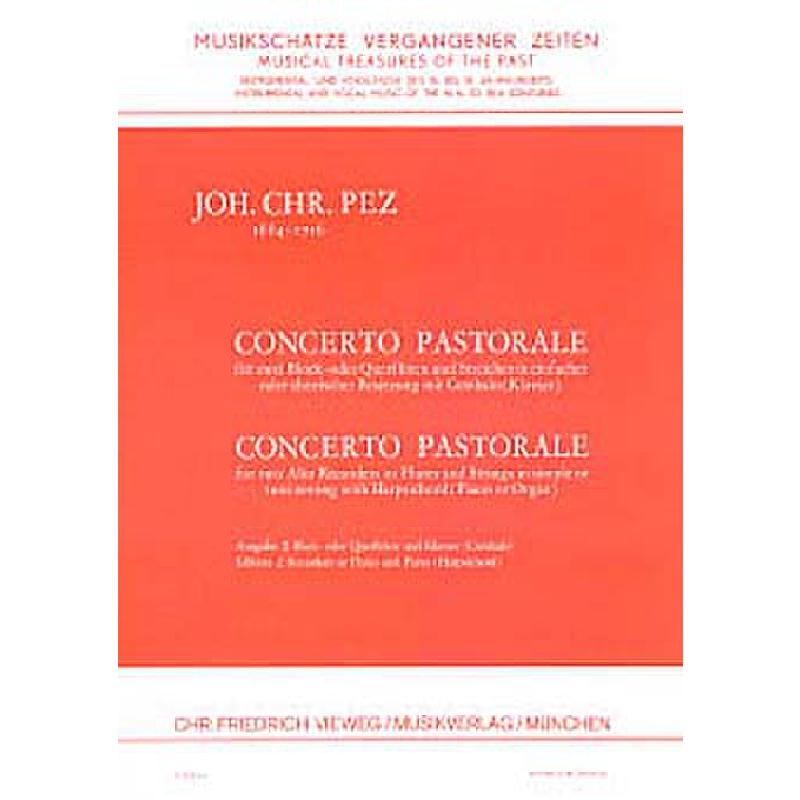 Titelbild für V 2094A - CONCERTO PASTORALE F-DUR