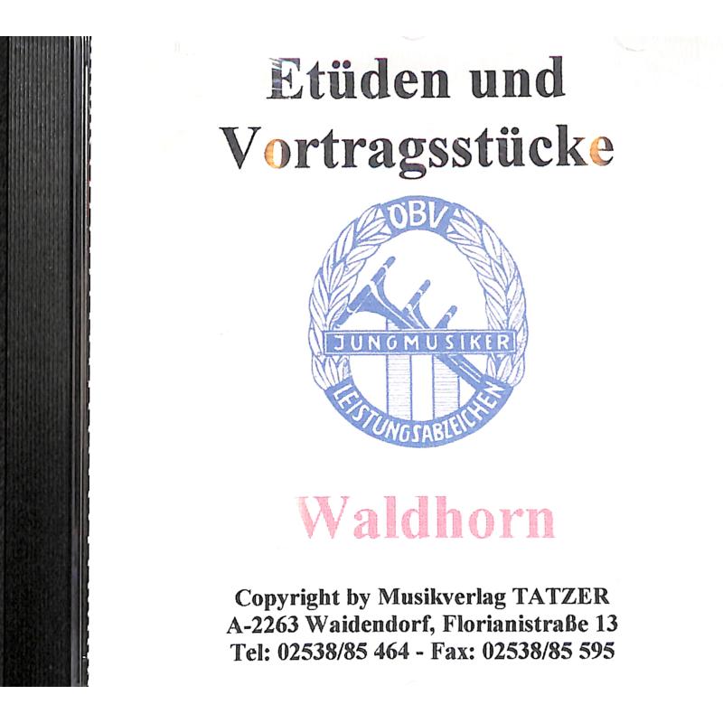 Titelbild für TATZER -CD007 - ETUEDEN + VORTRAGSSTUECKE HRN
