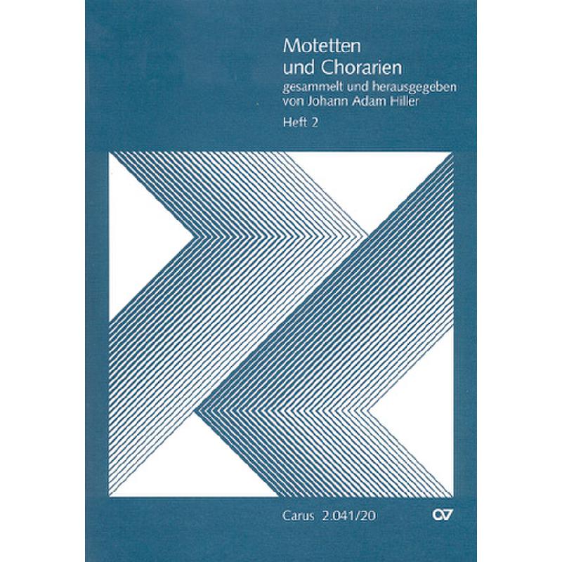 Titelbild für CARUS 2041-20 - MOTETTEN UND CHORARIEN 2