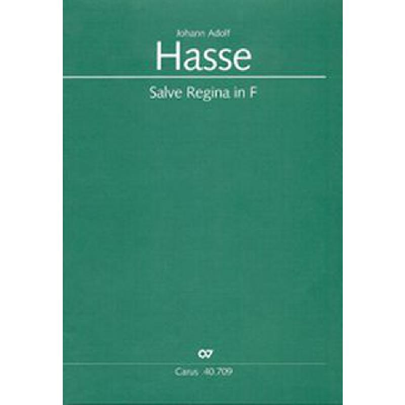 Titelbild für CARUS 40709-00 - Salve Regina in F