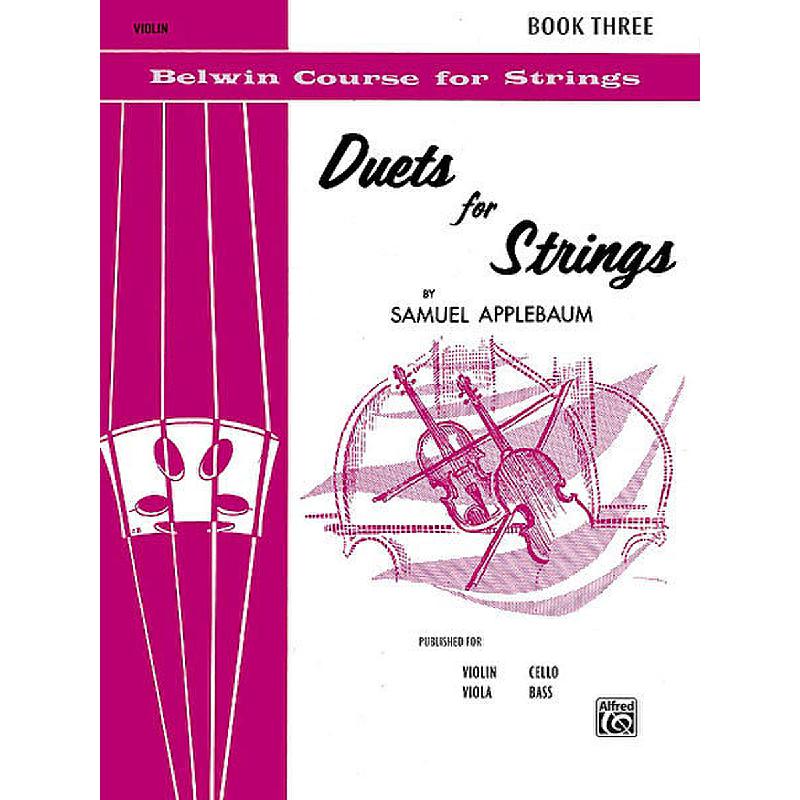 Titelbild für EL 02073 - DUETS FOR STRINGS 3